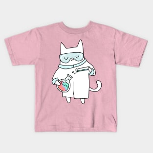 Chemist Cat Kids T-Shirt